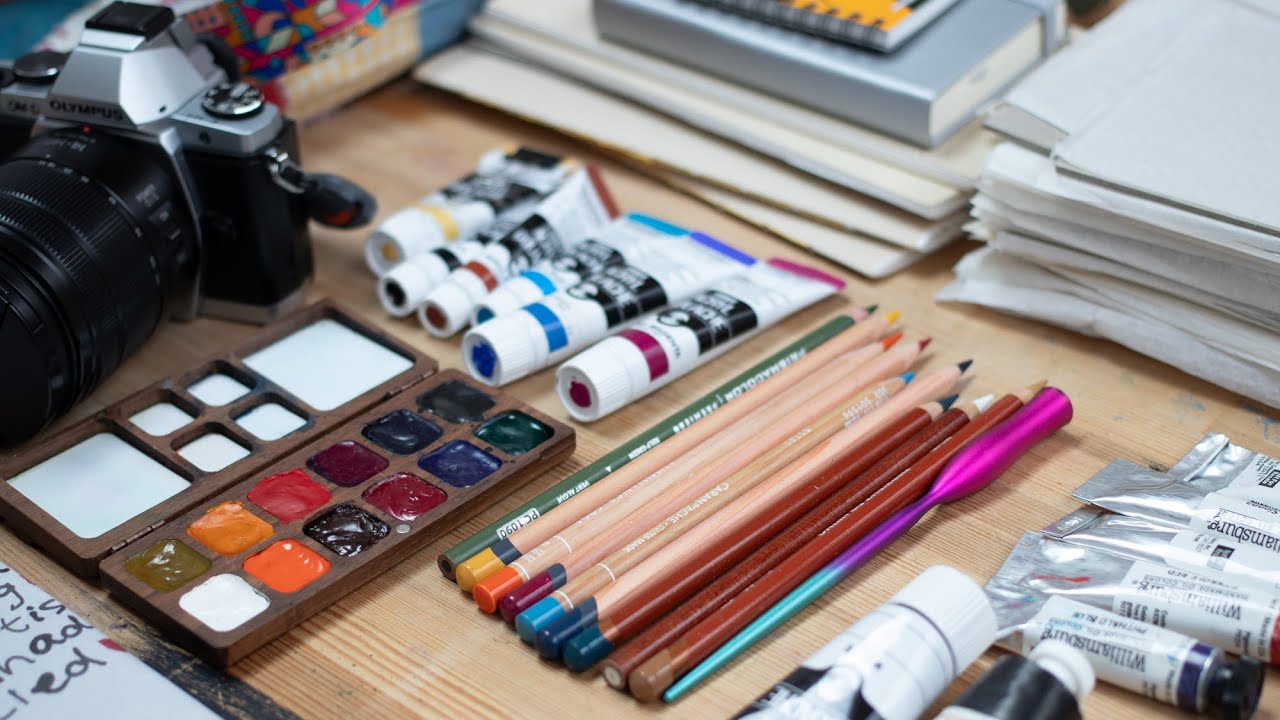 Favorite Art Supplies for an Art Residency in South Korea