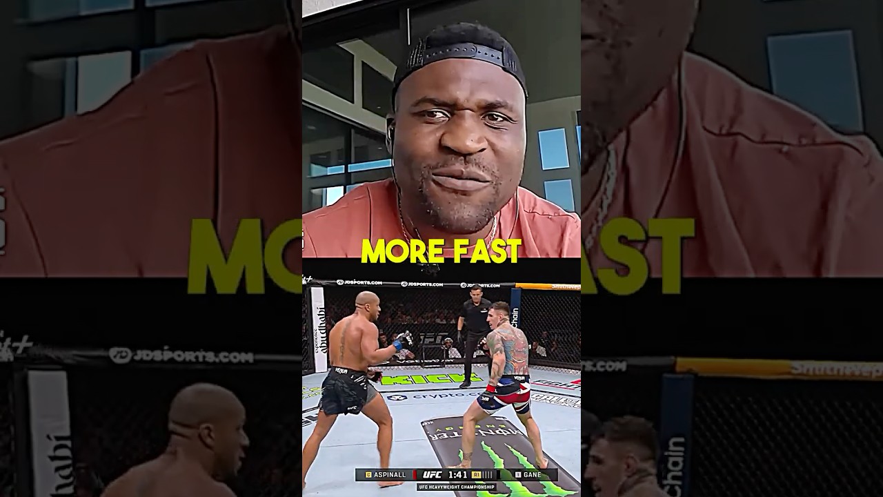 Ngannou Says Gane Beats Pereira EASY 👀