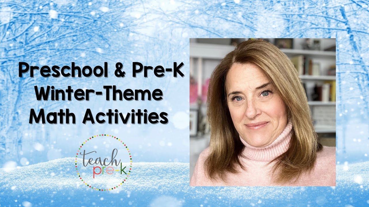 Preschool and Pre-K Winter Math Centers