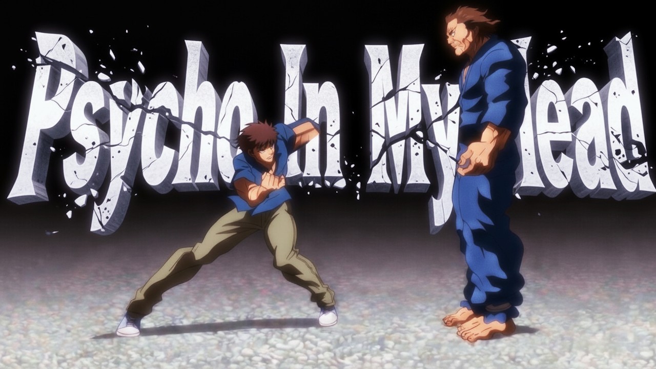 Baki Hanma (Mushin) vs Miyamoto Musashi | Psycho In My Head (Rock Cover) Baki Dou - AMV