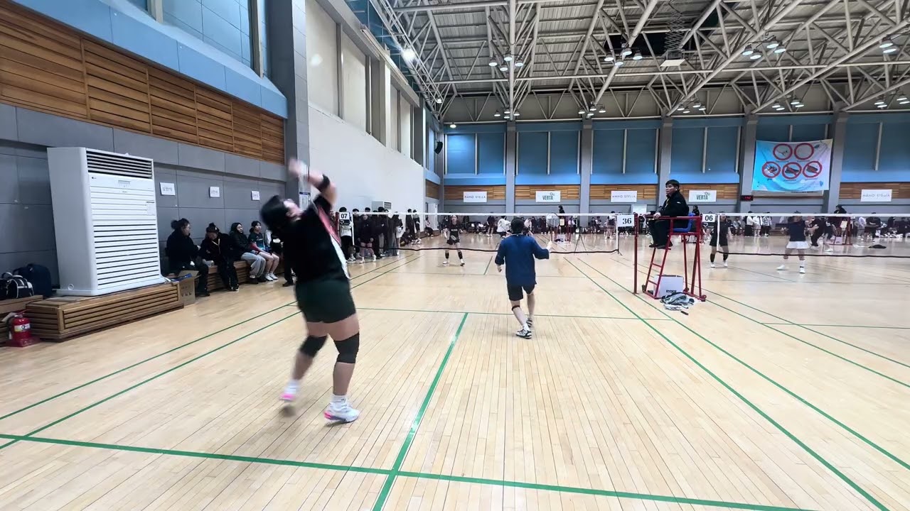 🏸제5회 나노스텔라 & 베르타 전국배드민턴대회 20 여복 D 예선 첫번째 경기🏸