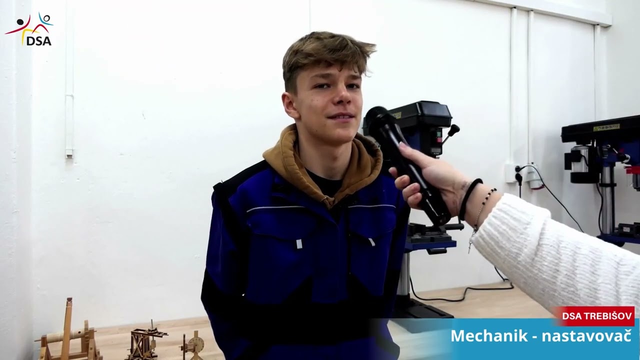 Mechanik   nastavovač   CNC   SOŠ DSA TV