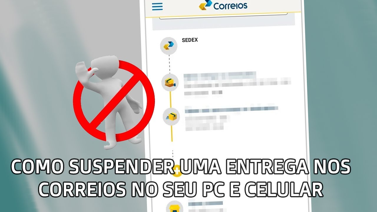 Como Suspender Rastreamento da Entrega nos Correios