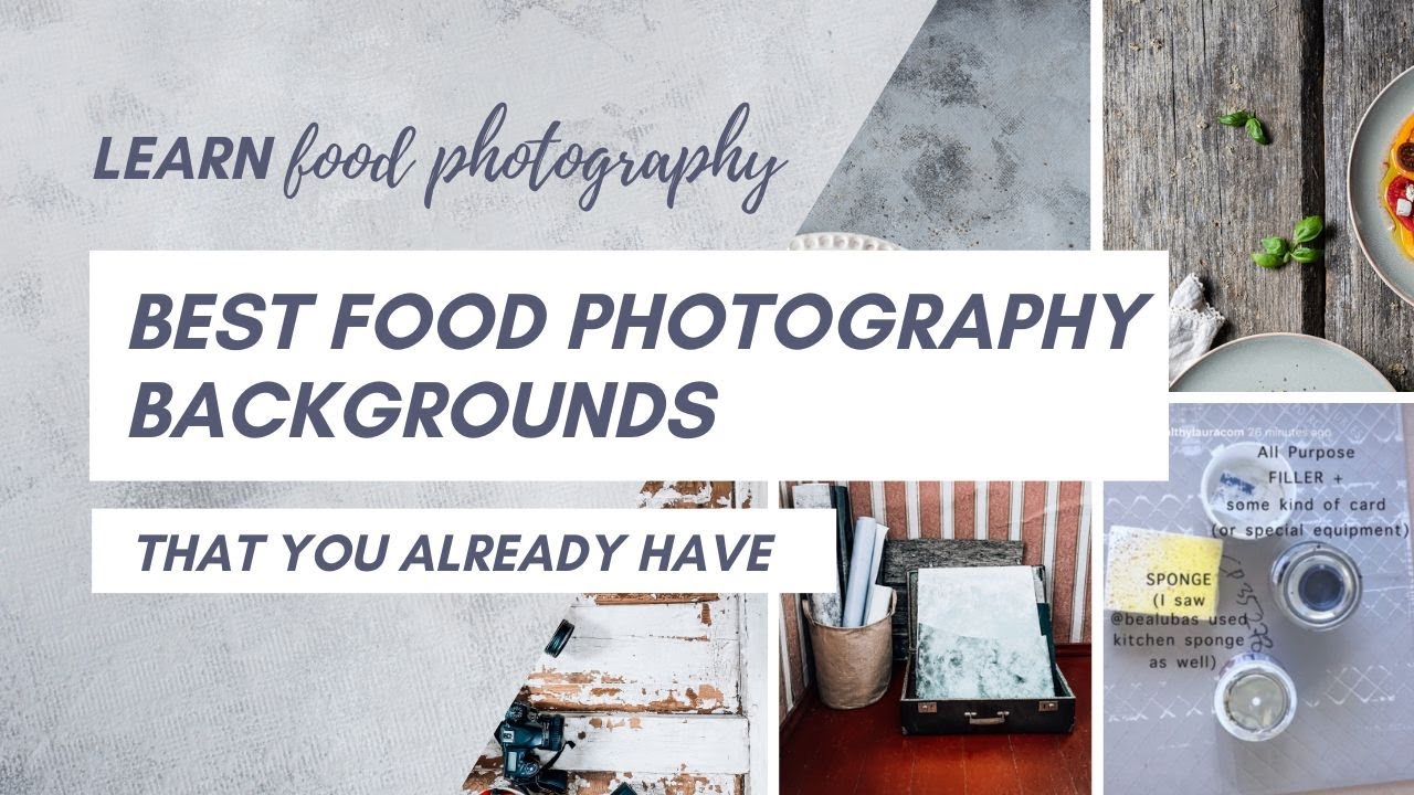 Best and cheap backgrounds for food photography