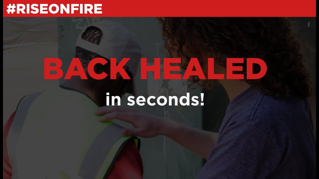 Back healed in SECONDS