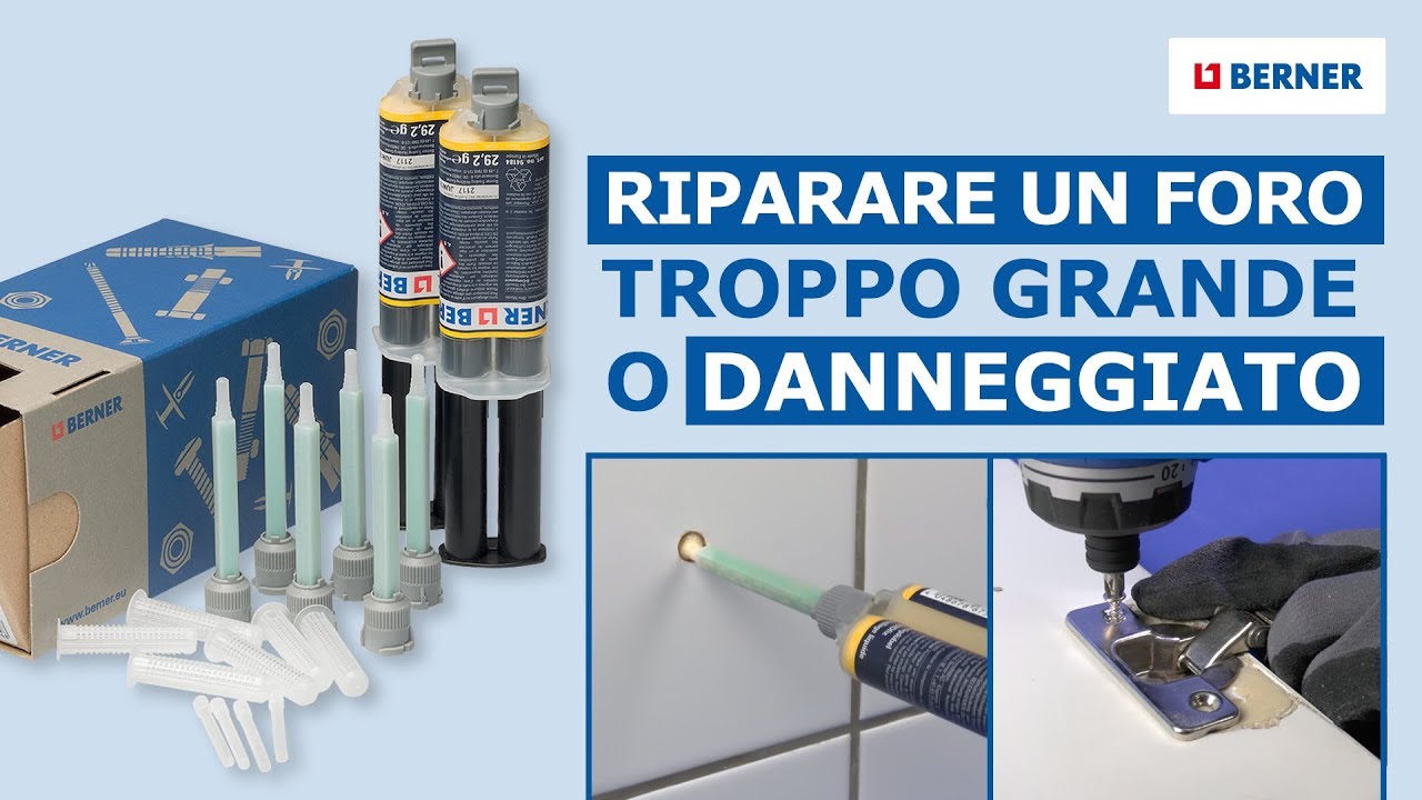 Come riparare un foro troppo grande o danneggiato