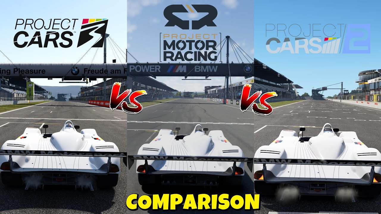 Is Project Motor Racing Worse Than Project CARS 3 & Project CARS 2? | PMR vs PC3 vs PC2 | COMPARISON