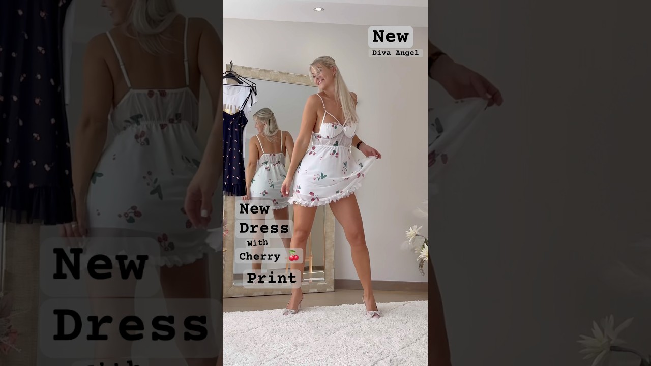 Cherry print dress 🍒