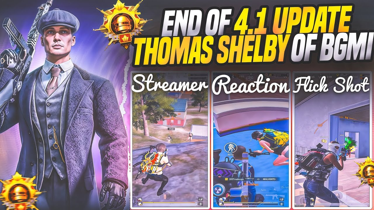 🙂‍↕️Last gameplay 4.1 update bgmi , streamer girl reaction🥰 , flickshots and 1v4 amazing clutches 🤩