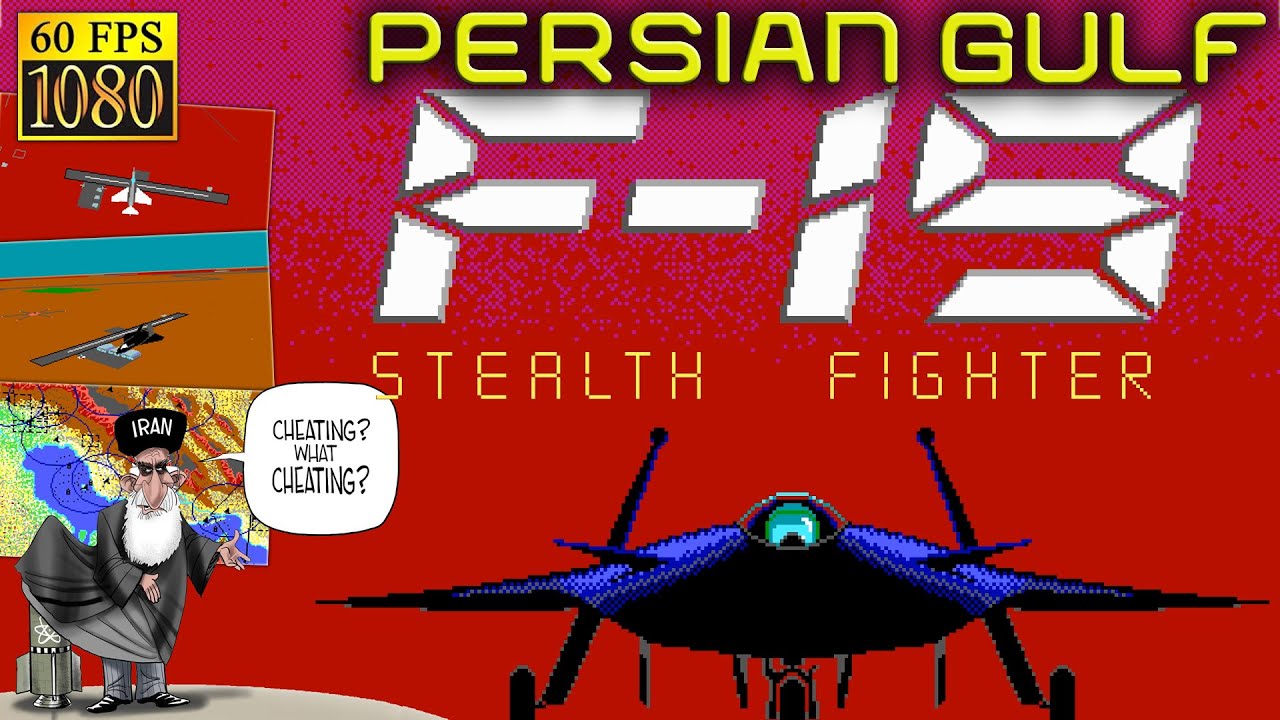 F-19 Stealth Fighter. Persian Gulf campaign [HD 1080p 60fps]