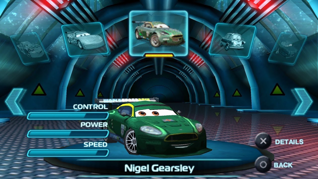 Cars 2 PSP - Nigel Gearsley Gameplay (PPSSPP)