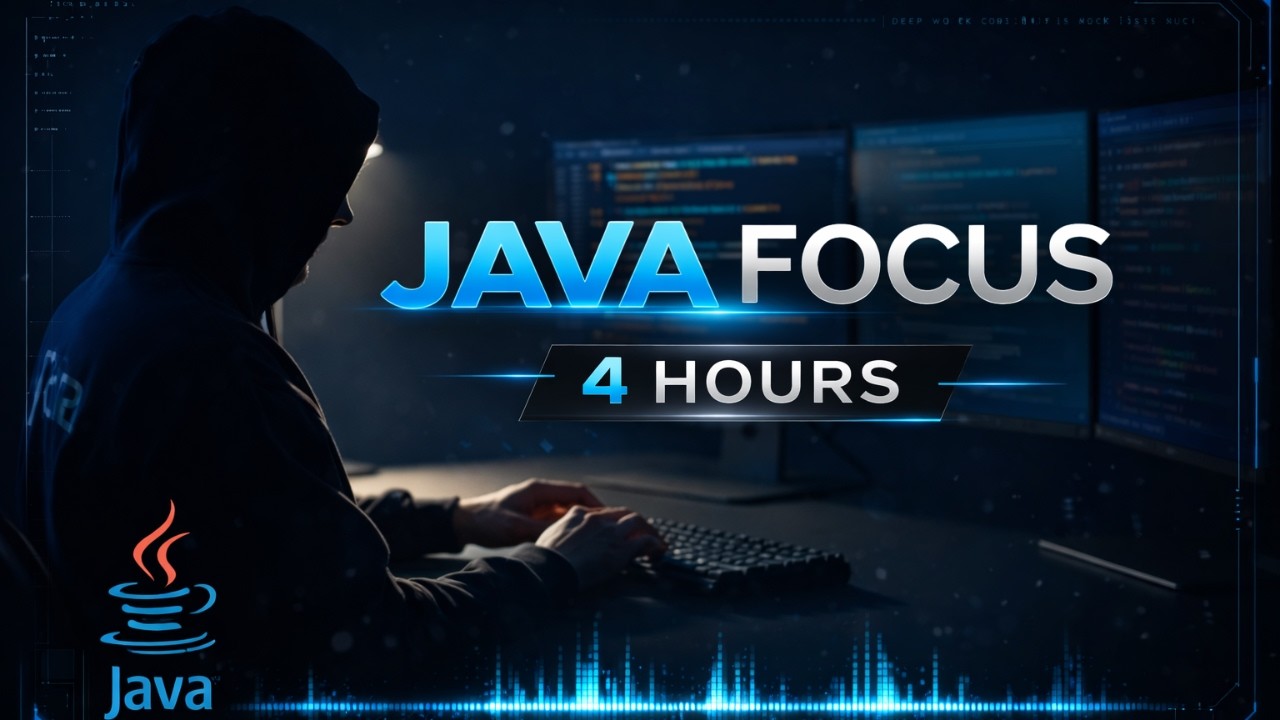 JAVA Deep Work ☕ 4 Hour Focus Session for Developers