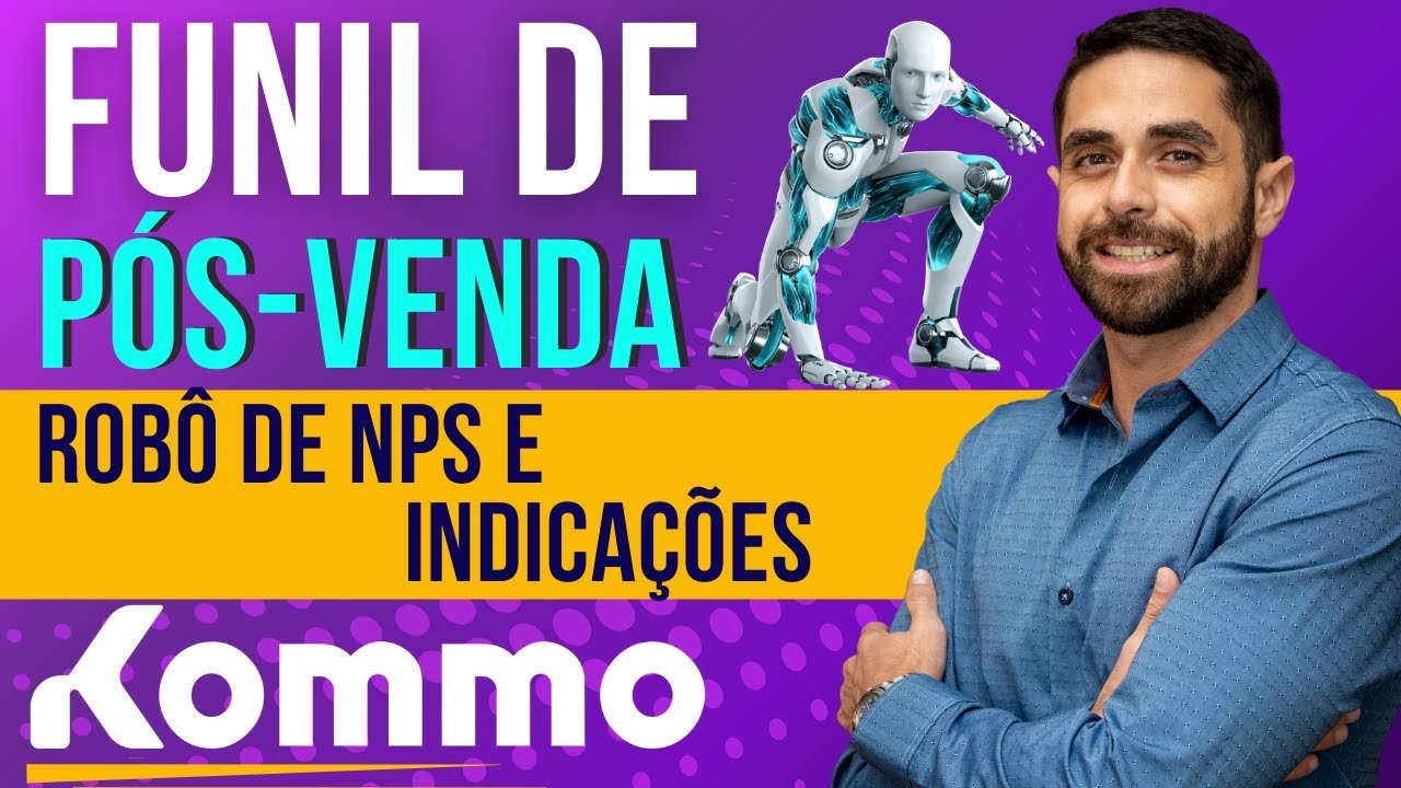 Kommo CRM: Funil de Pós-Venda Serviços - Automação NPS e Indicações