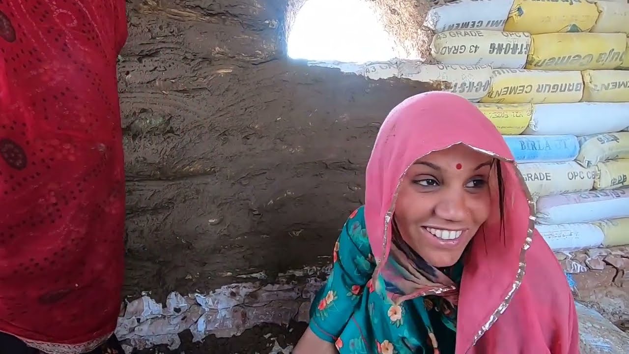 Making a Mud House | #24 Cow dung Plaster inside & Lime Plaster outside