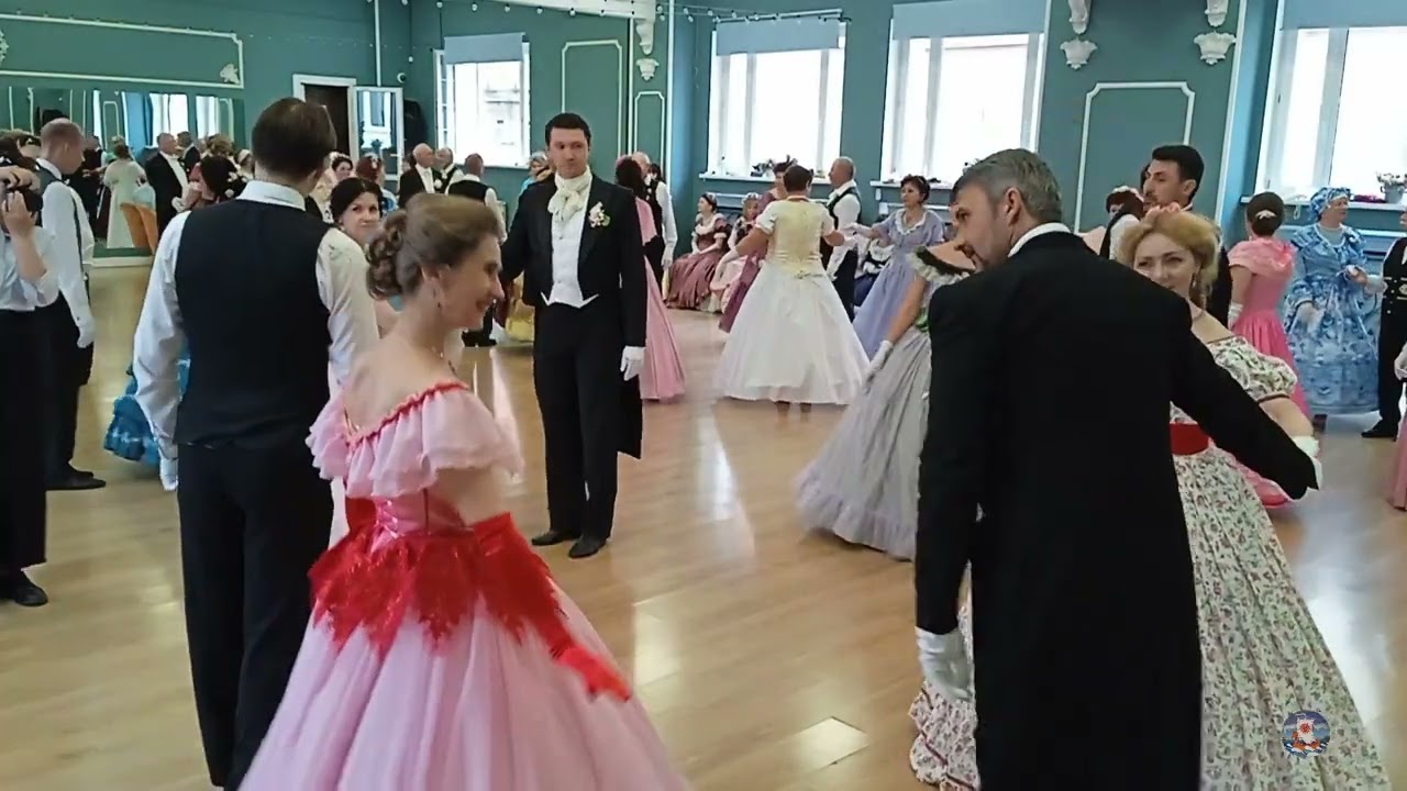 Кадриль Лансье вальсе, Бал в Калуге 20.05.2023, видео Алексея Лобачëва. Сообщество Assemblés