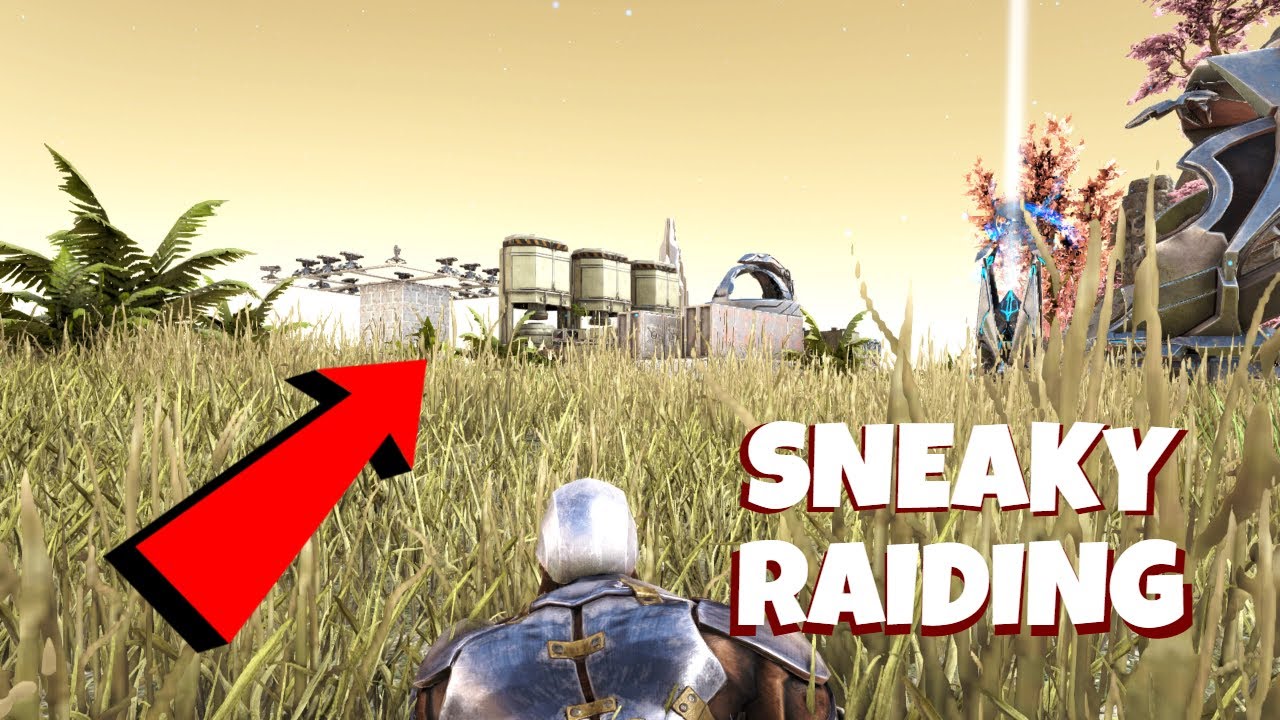 Raiding A Four Man Tribe As A SOLO - Ark Survival Evolved PvP