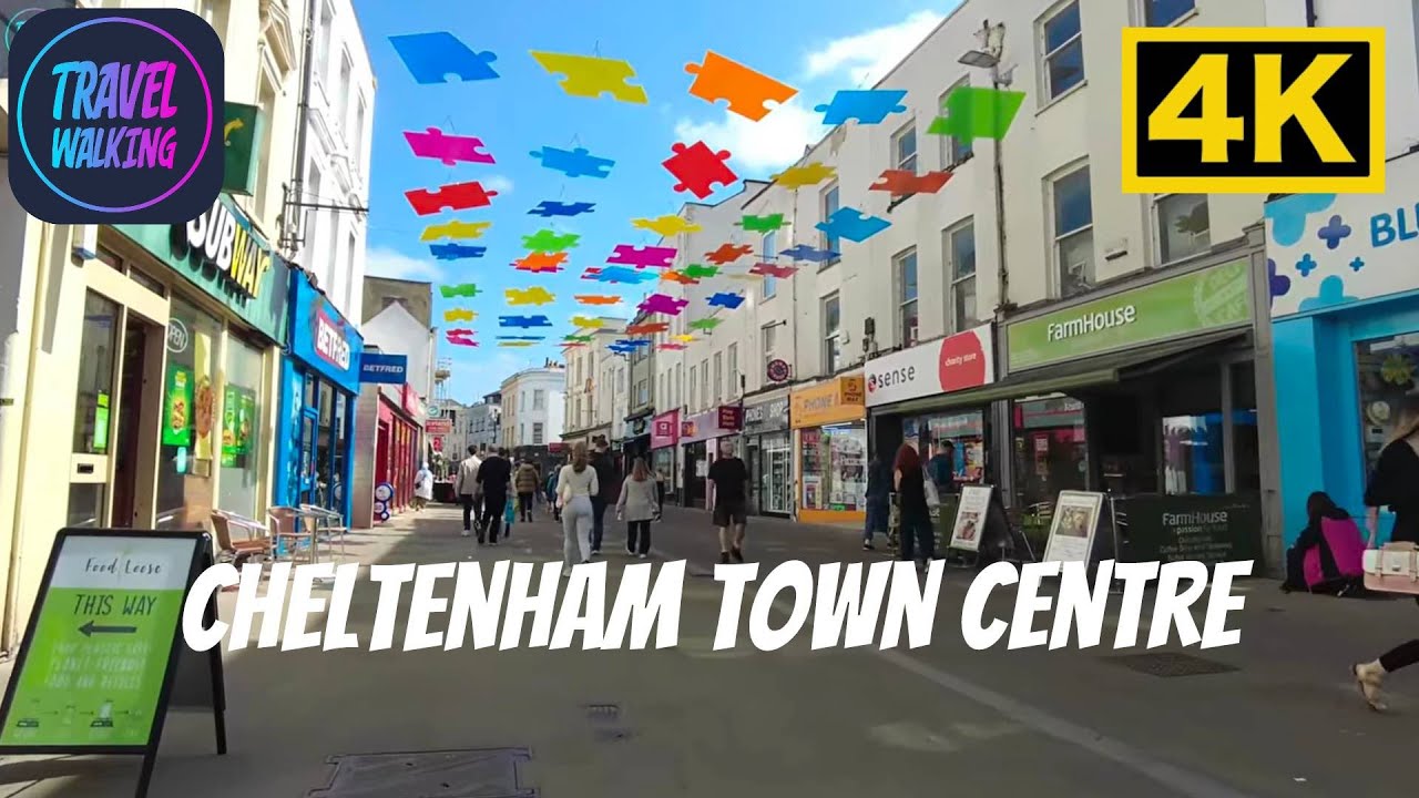 Cheltenham Pride 2025 🌈 | Town Centre Walk & Celebration in 4K