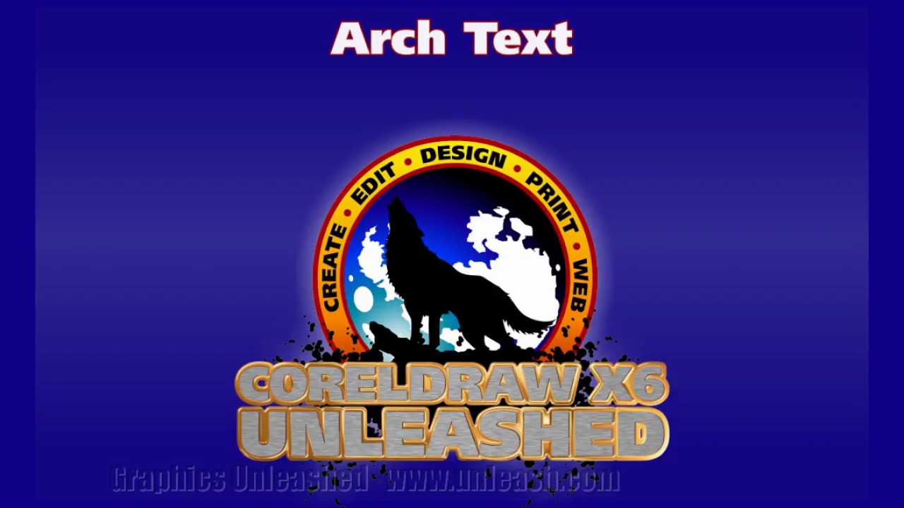 Creating Arch Text Effect in CorelDRAW