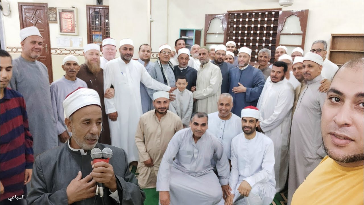 حفلة تكريم فضيلة الشيخ عبدالله تميم لبلوغ سن المعاش القانوني من داخل قرية سنجيد أجا دقهلية ٢٧/٨/٢٠٢٢