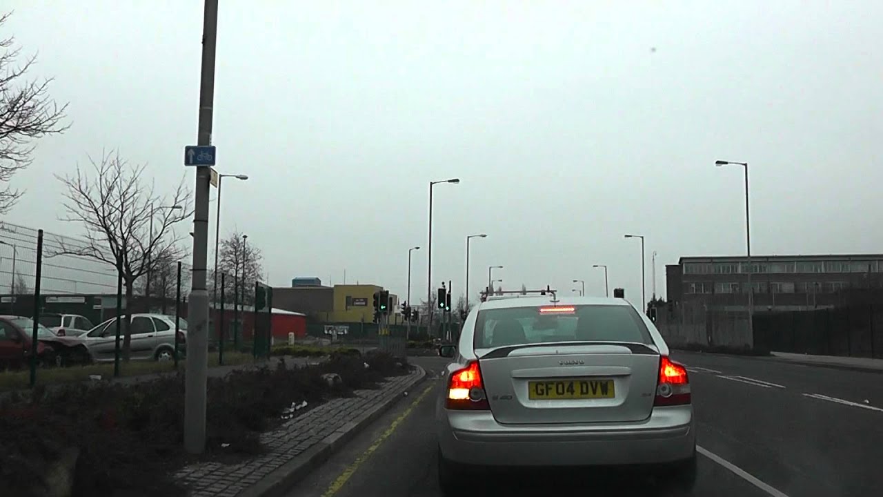 Driving Along Walton Vale, Longmoor Lane & Long Lane, Liverpool, England 12th February 2012