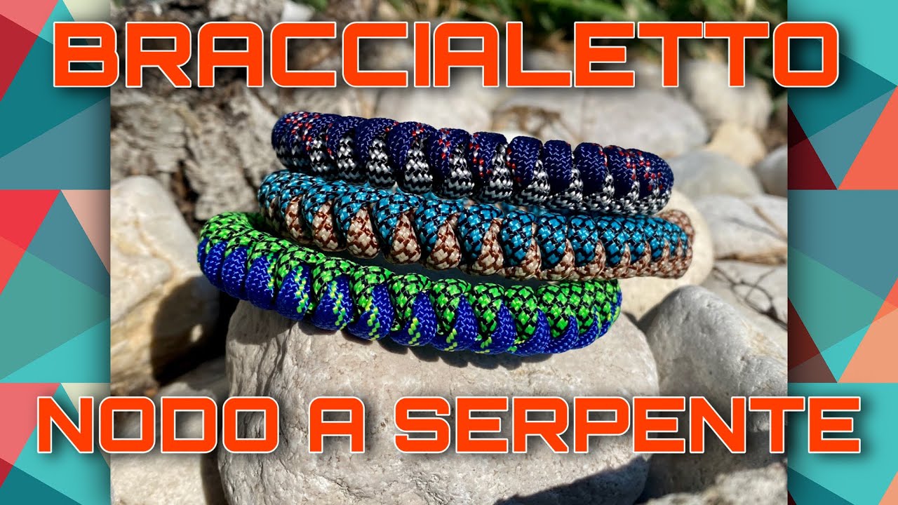 BRACCIALETTO A NODO DI SERPENTE | GUIDA IN ITALIANO