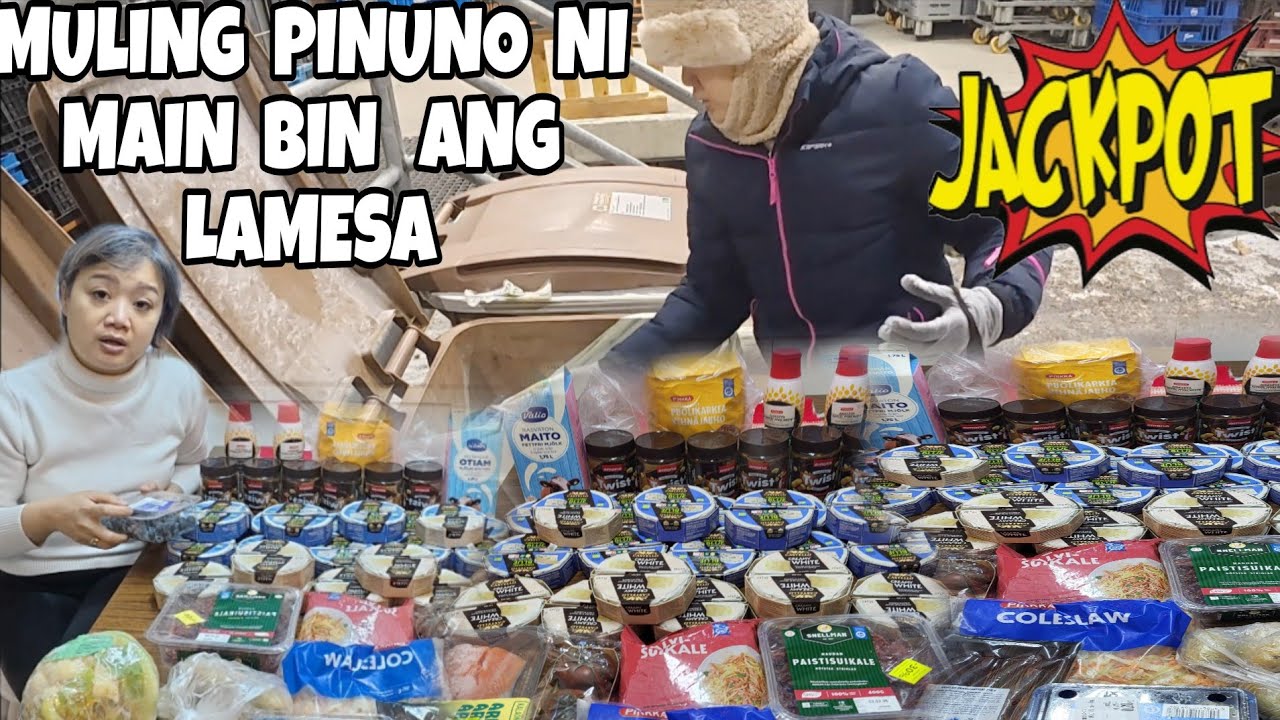 MADAMI ULIT ANG BIGAY SA MAIN BIN | DUMPSTER DIVING IN FINLAND | THAI-FINNISH 