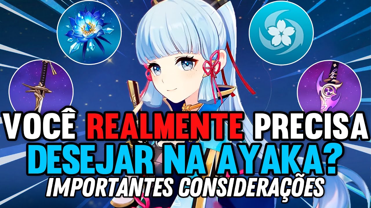 GUIA COMPLETO DA AYAKA: BUILD, ARTEFATOS, ARMAS EQUIPES E GAMEPLAY - GENSHIN IMPACT
