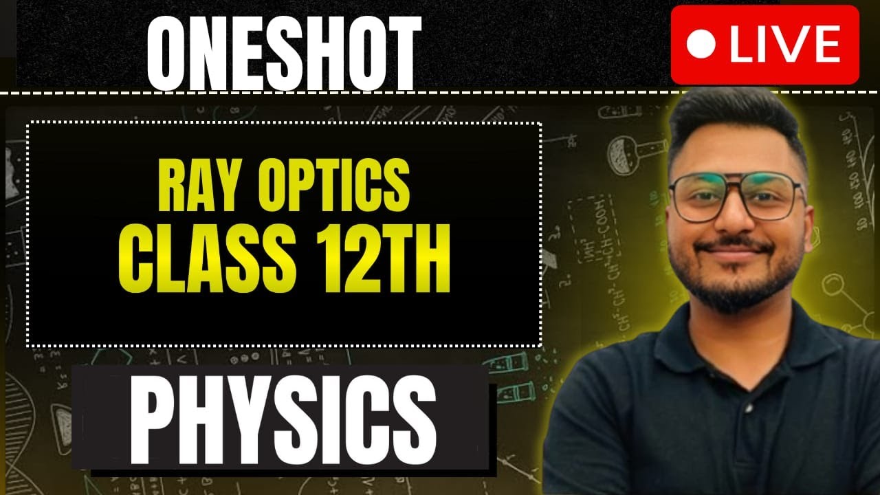 RAY OPTICS In One Shot | ISC Class 12 | Dheeraj Sir Youtube Live #yashsirkifauj