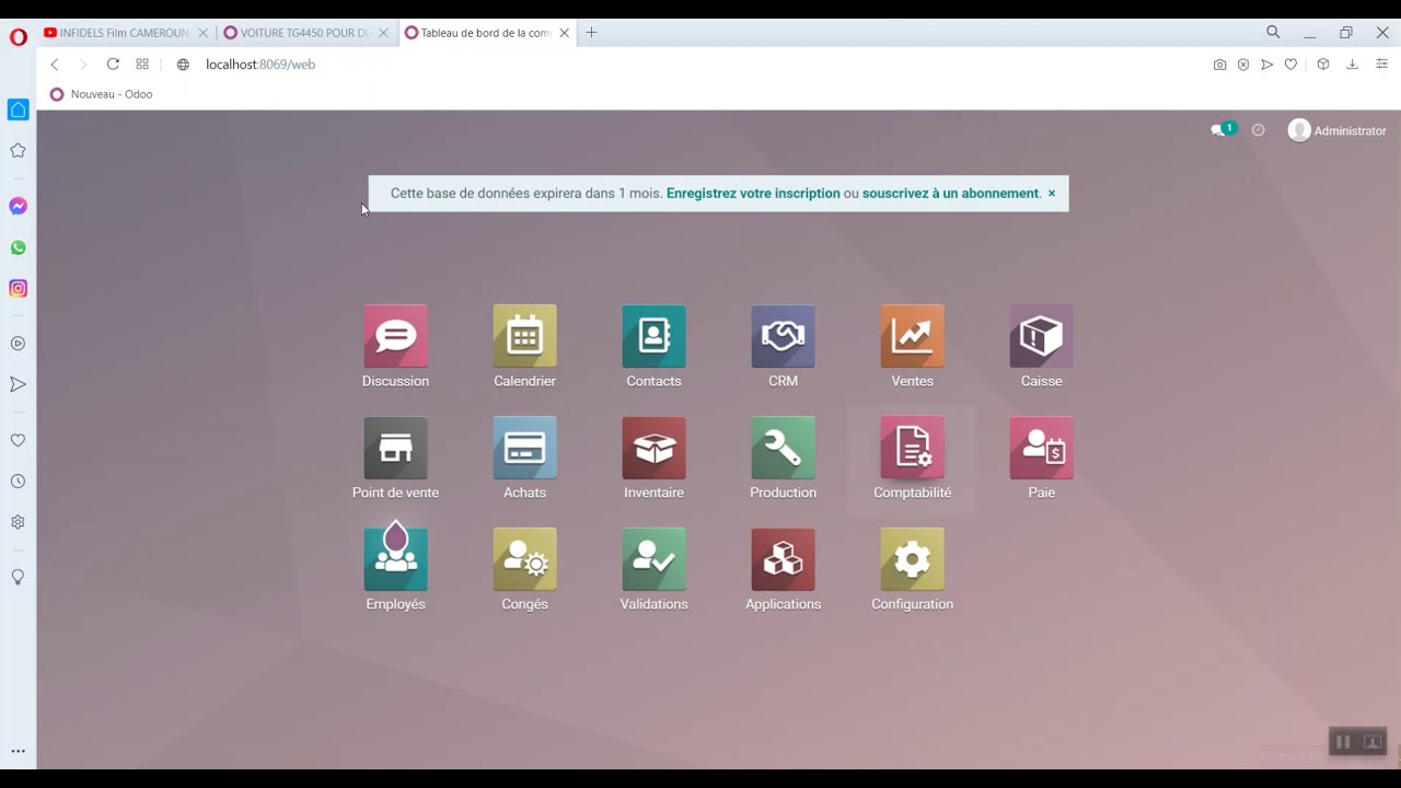 Comptabilité d'immobilisation avec Odoo V14 (SYSCOHADA)