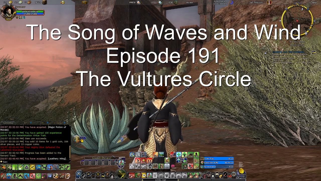 The Song of Waves and Wind Episode 191 The Vultures Circle