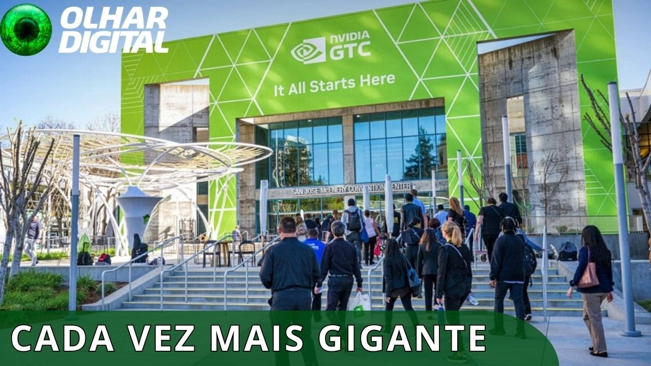 NVIDIA projeta futuro em megaconferência de IA