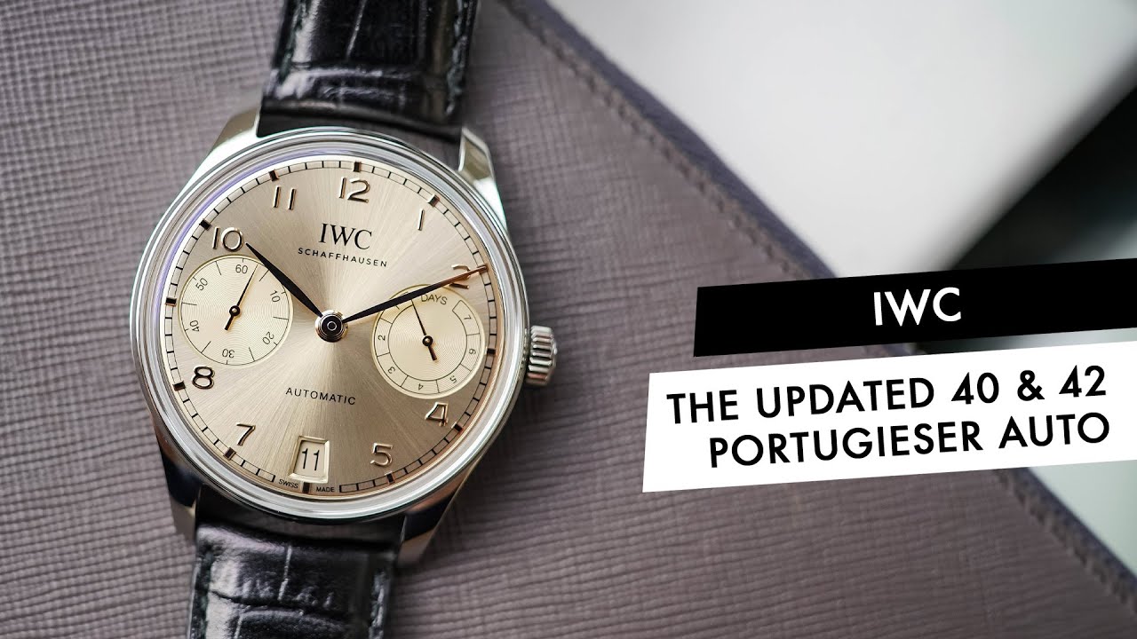 ОБЗОР: IWC Portugieser Automatic 42 и 40 получат более тонкие корпуса и новые цвета в 2024 году