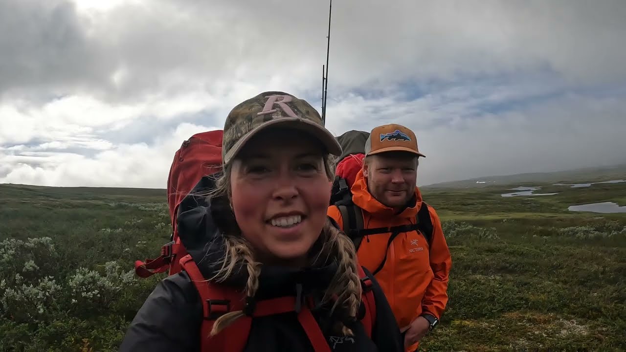 Telting og ørretfiske på Rosna i Sulitjelma.