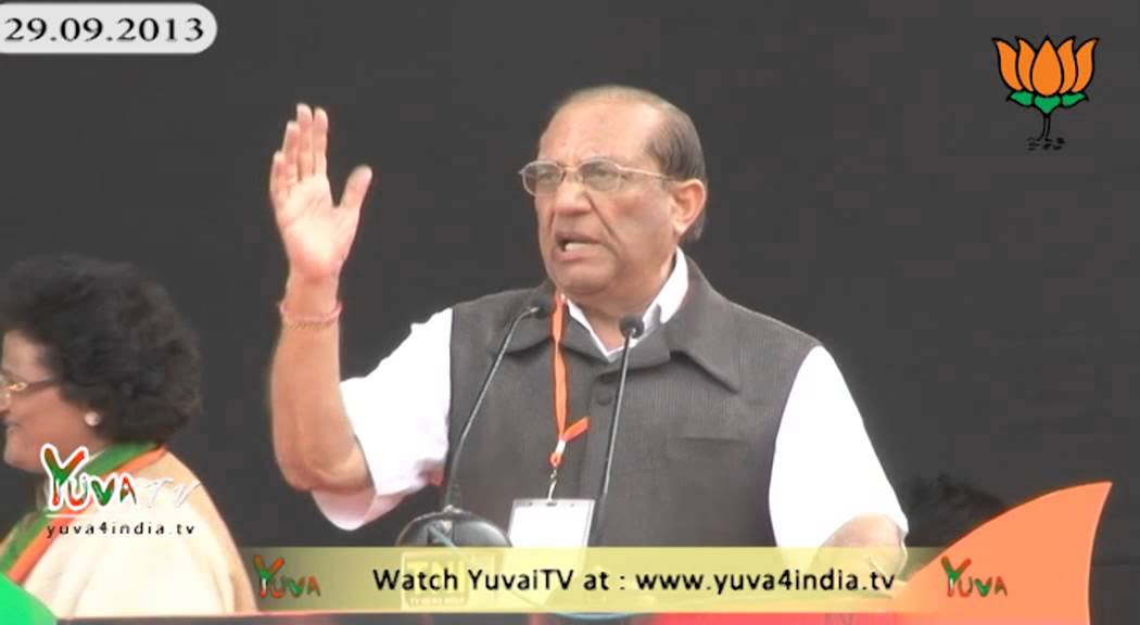 Shri Vijay Kumar Malhotra speech during Vikas rally at Japanese Park, New Delhi : 29.09.2013