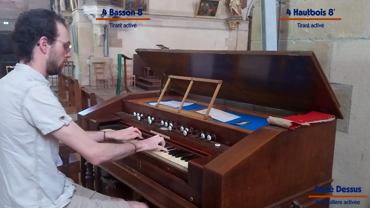 Harmonium | Passacaille en Do mineur (Extrait)| J.-S. Bach | BWV 582-1 | Assier