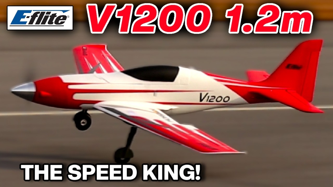 Обзор модели E-flite V1200 1.2m BNF Basic с системами AS3X+ и Safe Select - модель AV8R