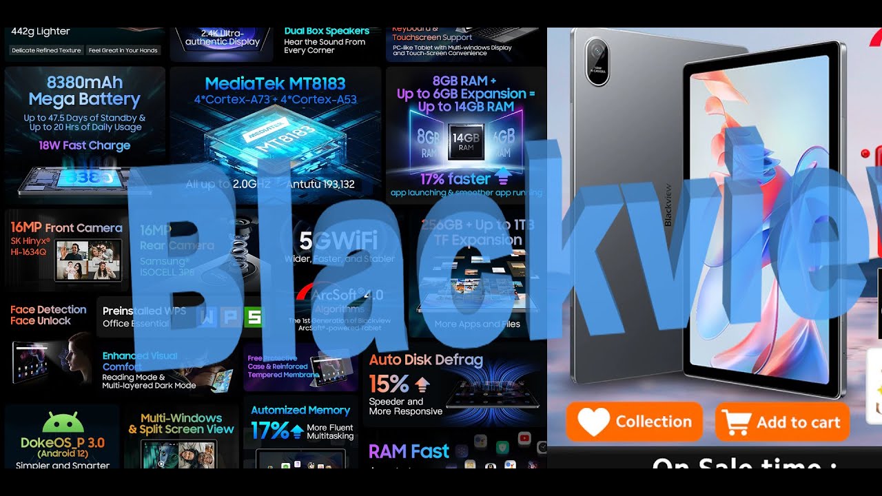 Blackview Tab 11 WiFi - краткий обзор и обсуждение особенностей (звук, камеры...)