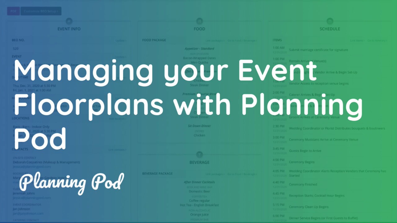 Managing Your Event Floorplans with Planning Pod