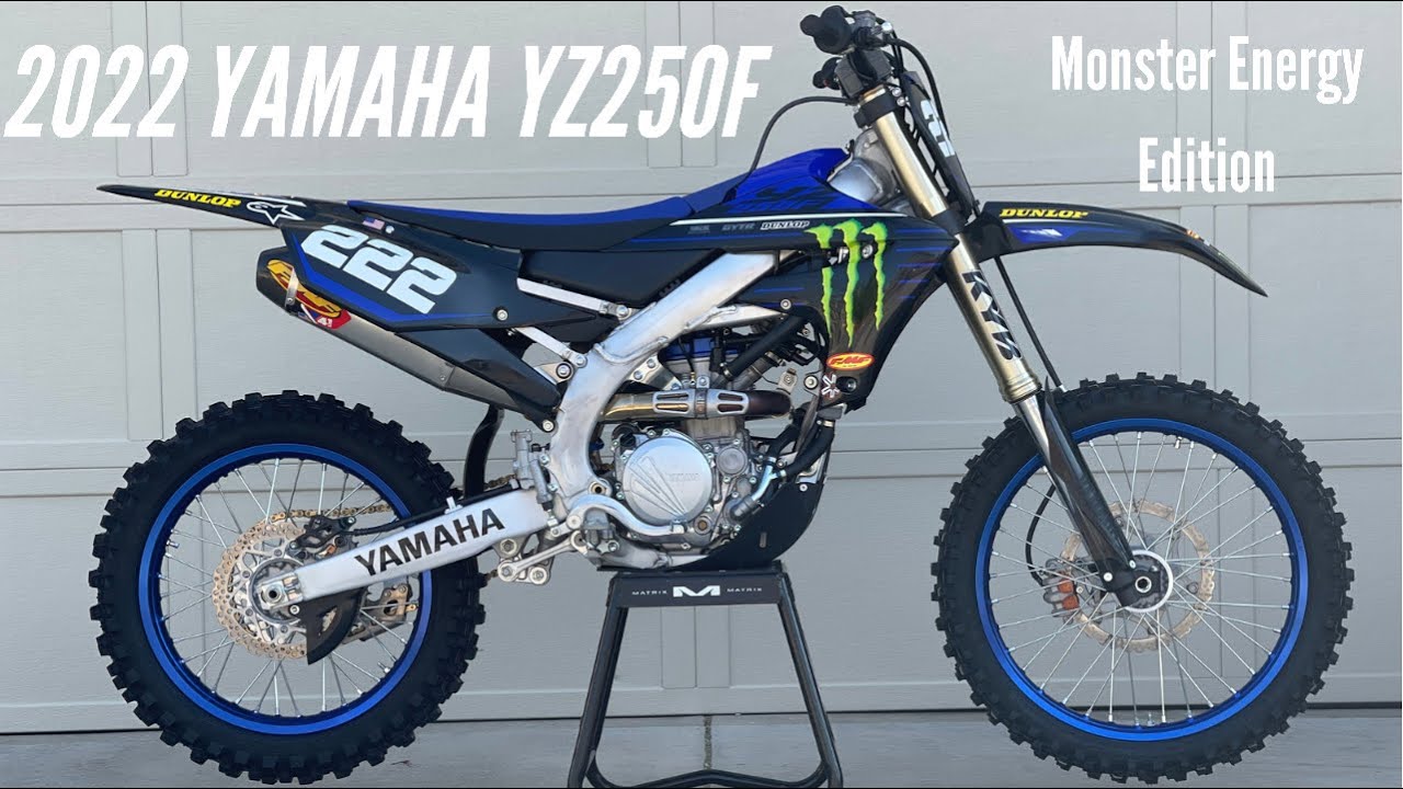 NEW 2022 Yamaha YZ250F Monster Edition*WALK AROUND