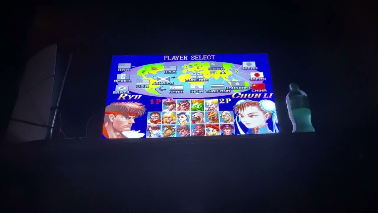 Street fighter 2 gameplay (sorry for no audio don’t know what ￼￼ caused it)