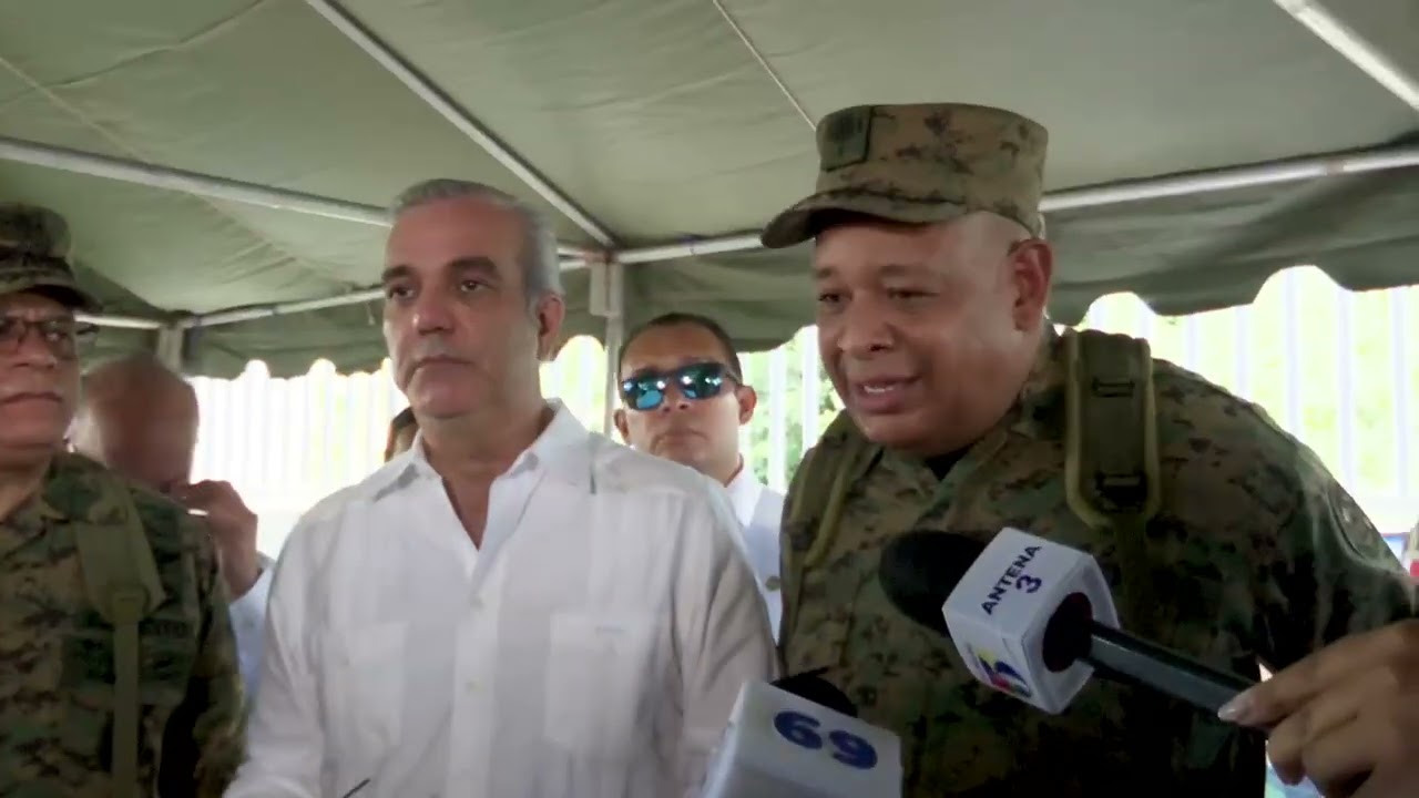 Presidente Abinader supervisa avances  segunda etapa de verja perimetral
