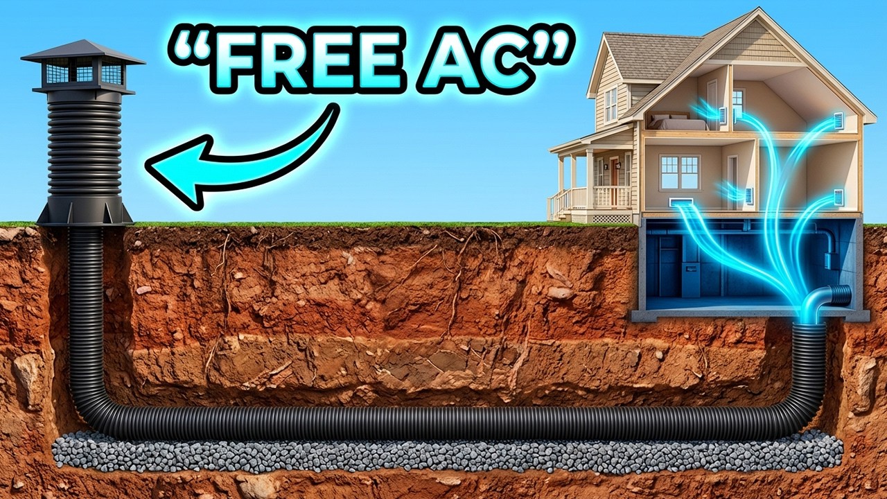 This Pipe Cools Your Home for FREE. No Compressor. Most States BLOCKED It