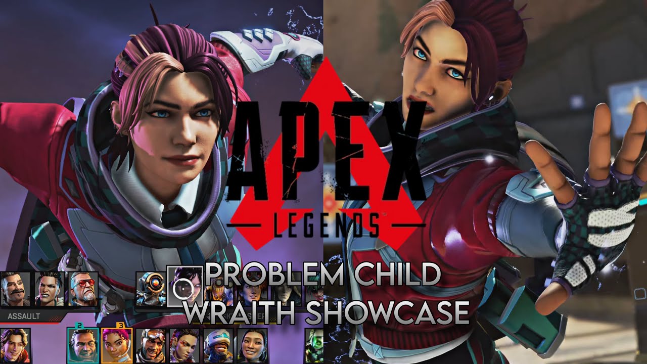 Wraith problem child skin showcase (4k) - Apex Legends 