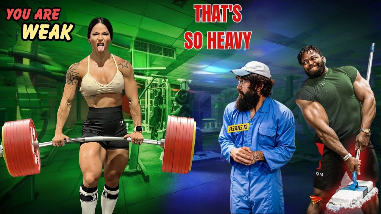 ANATOLY Uses 32kg Mop in the Gym | Everyone Was Laughing… Until He Got Serious 💪🧹
