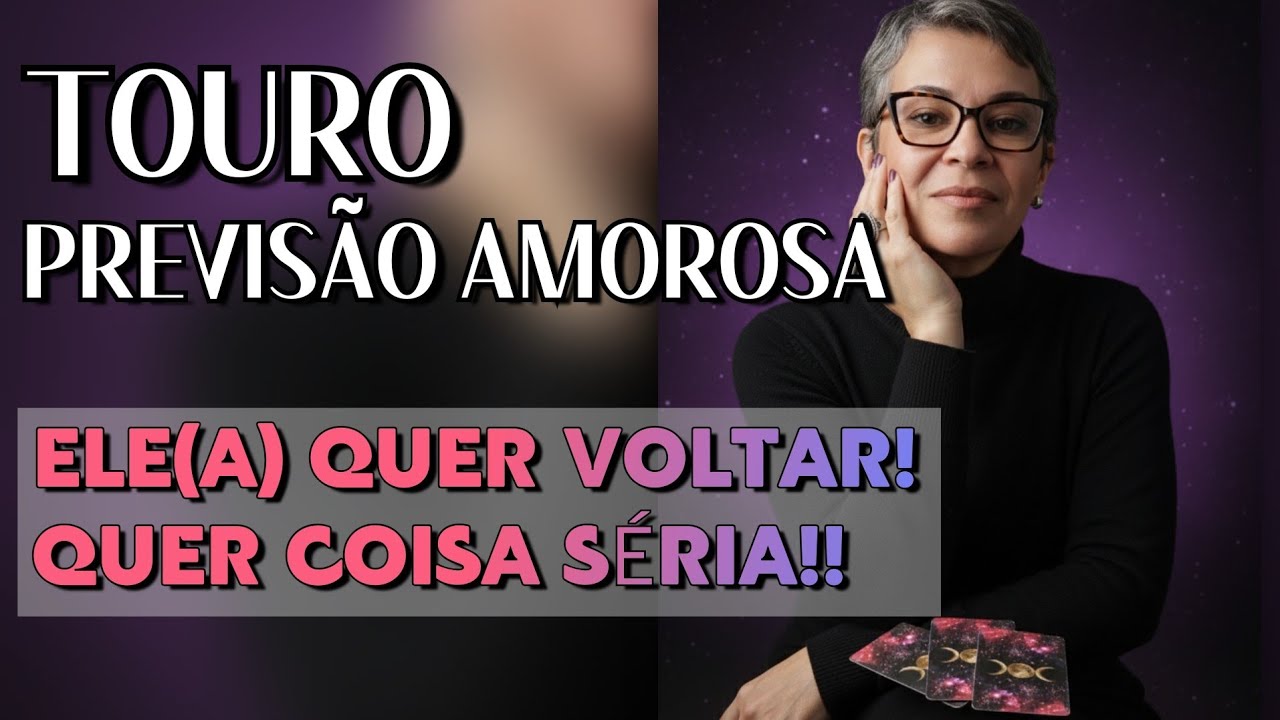 💜TOURO || AMOR - ELE(A) QUER VOLTAR! QUER COISA SÉRIA!! #tarot #amor #touro 