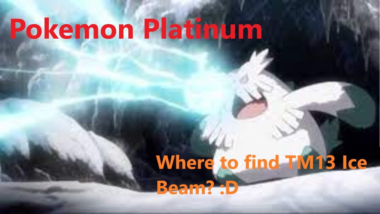How to get TM 13 Ice Beam in Pokemon Platinum