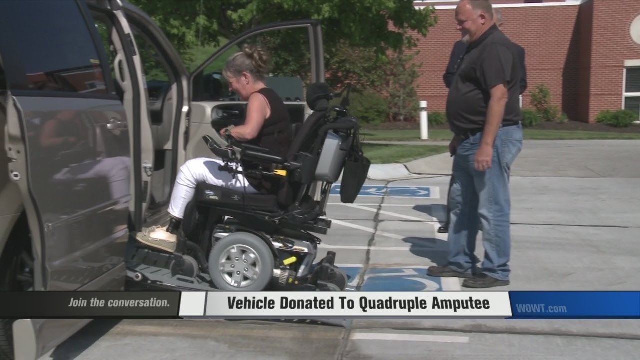 Van Donated to Quadruple Amputee