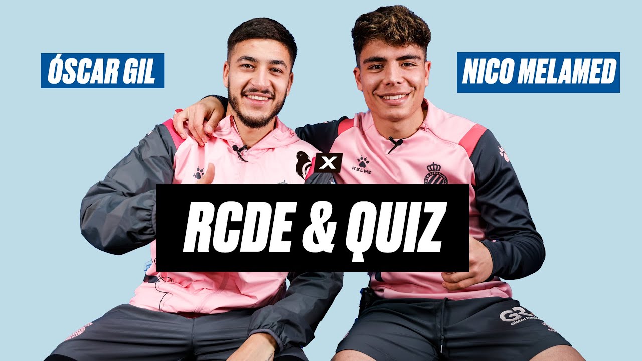 🔥👀 RCDE QUIZ con ÓSCAR GIL y NICO MELAMED 😱
