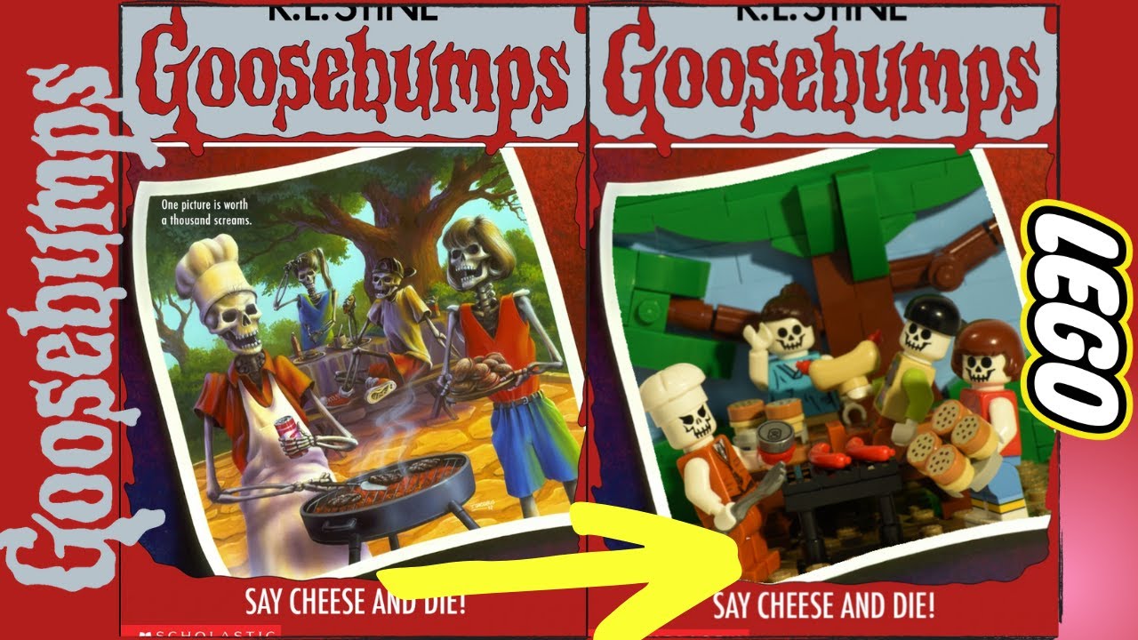 I turned 5 Goosebumps books into Lego