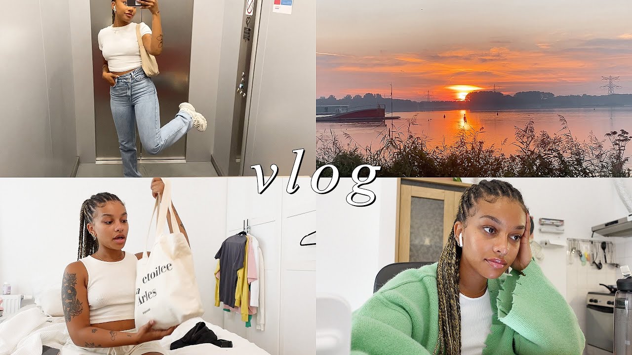 VLOG: puppy update, first week of classes, what's in my school bag.
